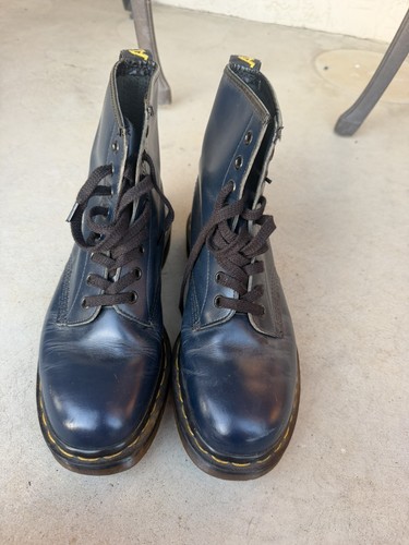 Vintage blue leather - vintage, ‘made