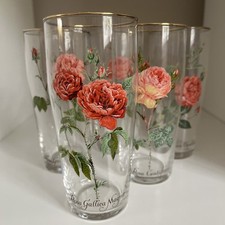 Vintage Set Of 5 Rose