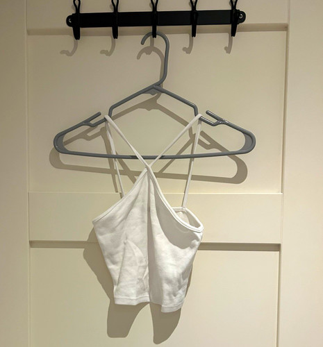 Zara white solid ribbed - zara,