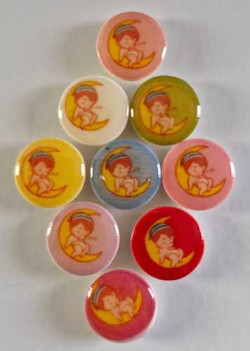 Baby buttons moon - baby,