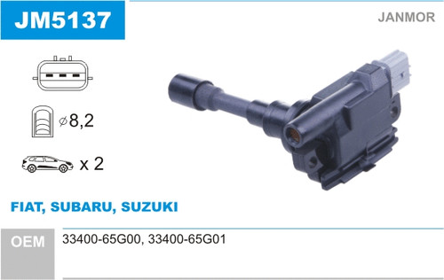 Ignition coil unit jm5137 - unit,