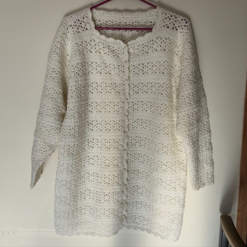 Vintage crochet xl longline - vintage,
