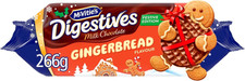 Gingerbread Chocolate Digestive Christmas Biscuits 266 G (Pack of 1)