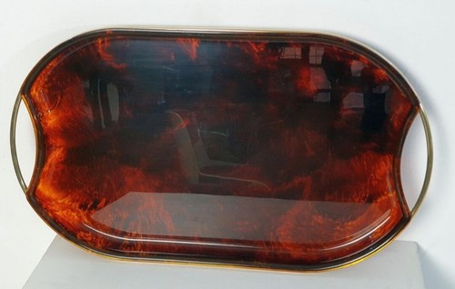 Guzzini 70s lucite and - 70s, brass