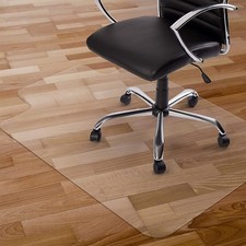 Clear Chair Mat, Hard Floor Use, 90x120cm Transparent, For Auction