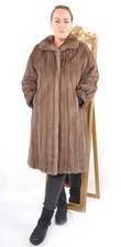 US5445 REAL MINK FUR COAT MINK