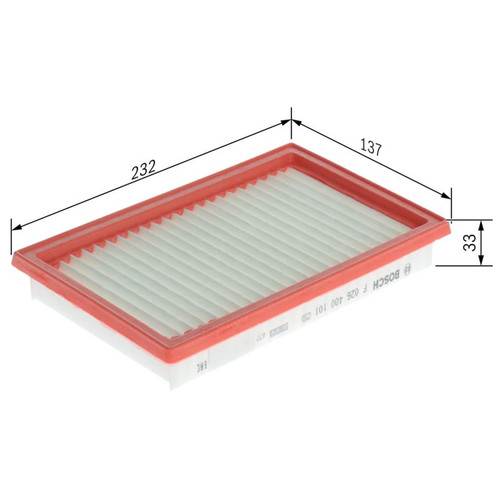 Bosch engine air - air, filter