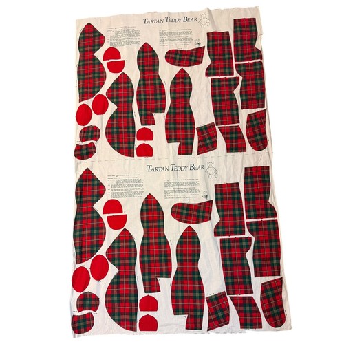 Tartan teddy bear - tartan,