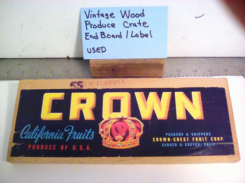 Vintage pine wood produce - vintage,