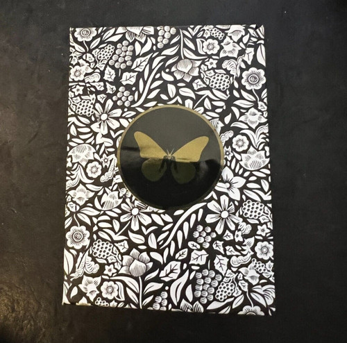 Black butterfly gilded - black, playing