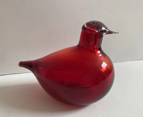 Iittala art glass bird oiva - iittala,