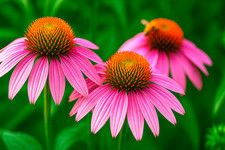 Purple Coneflower Trio