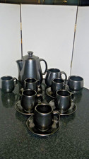 Prinknash Abbey Pewter/Gun metal Tea/coffee set 14 piece