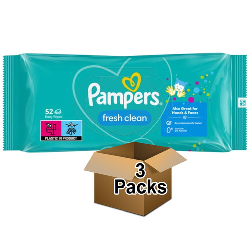 Pampers fresh clean baby wipes - fresh,