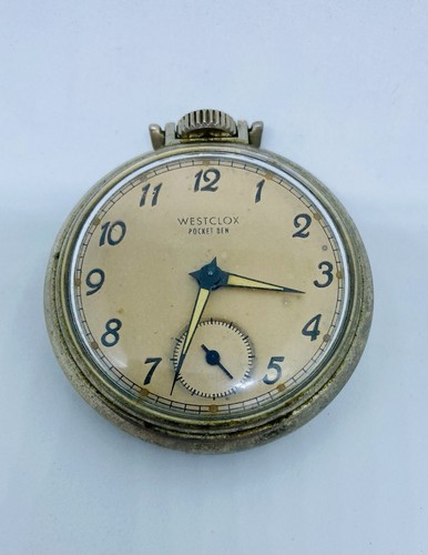 Vtg westclox pocket ben wind - vtg,