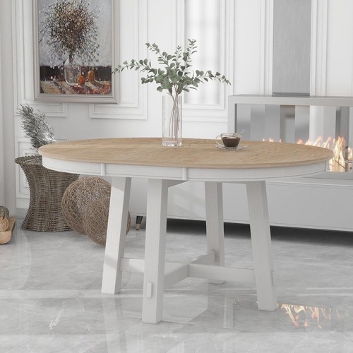 Extendable dining table with - extendable,