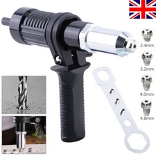 Electric Rivet Nut Gun Cordless Drill Pop Adapter Riveting Riveter Insert Tool