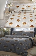 Highland Cow Duvet Cover Set -