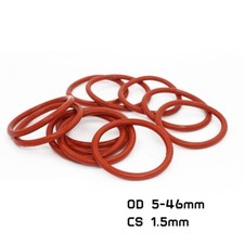 Red Silicone Rubber O-Rings