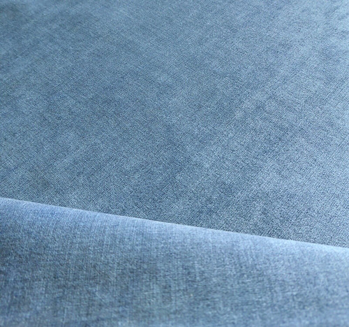 Fiora denim velvet - denim, by