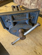 Record No 52.1/2 E Quick Release Carpenters Bench Vice 9" jaw.