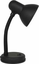 Desk Lamp Light for Office Study & Bedroom with Flexible Neck Black