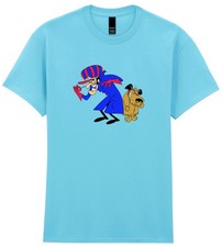 Wacky Races Dastardly And Muttley Retro T-Shirt  Unisex 70s 80s 90s Nostalgia