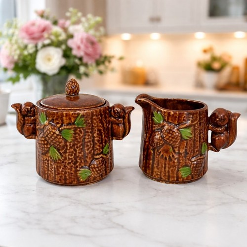 Brown ceramic foreign squirrel - brown,