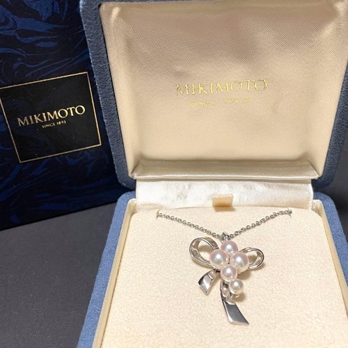 Mikimoto akoya pearl - mikimoto, ribbon
