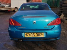 PEUGEOT 307cc 2003 - 2008 COMPLETE REAR BUMPER IN BLUE 