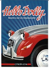 Citroen 2CV6 Dolly Limited Edition 1985-1987 UK Market Foldout Sales Brochure