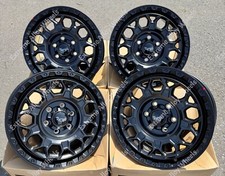 16" Black TG12 Alloy Wheels Fits Nissan Primastar 5x118 Vans Wheels Only