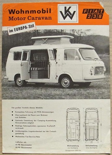 Fiat 238 wohnmobil motor - fiat,
