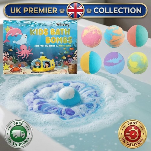 Kids colorful bath bombs - kids,