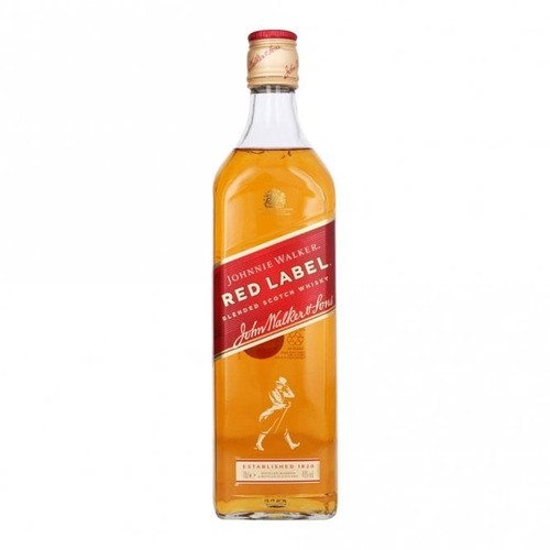 Johnnie walker red - red, label