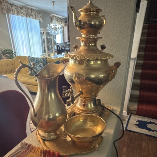 Samovar style metal brass - samovar-style,