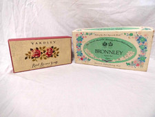 Soap Boxes Bronnley & Yardley red roses Advertising  empty 2 card boxes vintage