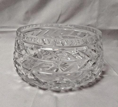 Vintage cut glass crystal - glass,
