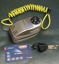 Abus 8008 D-58292 Motorcycle Disc Lock with 2 Keys Motorcycle Security Alarm