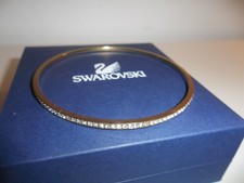 Signed Swarovski Gold Tone