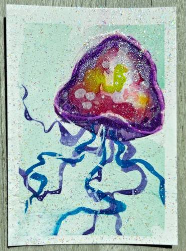 Aceo original painting - original,