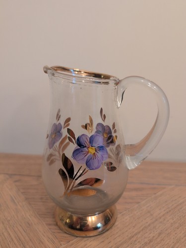 Vintage 1950s handpainted gold - vintage,