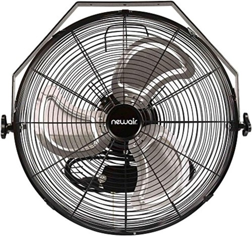 Wall mounted fan high - 18",
