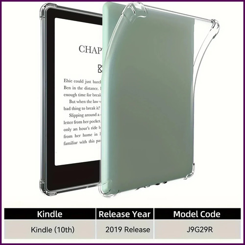 Clear case for kindle - clear,