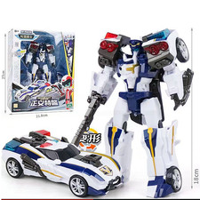 Galaxy Detectives Transform Robot Figure Tank Beast Trail Car Truck Toy Tobot V