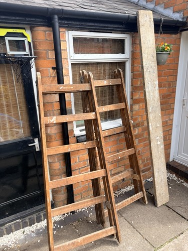 Vintage wooden scaffold - vintage,