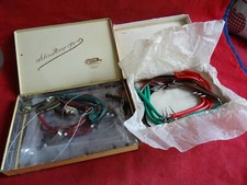 AN UNUSED BOX OF VINTAGE ALLCOCK RETAILED RUBBER SANDEEL LURES + OTHERS