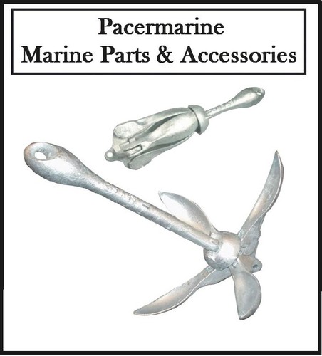 Folding grapnel anchor - folding,