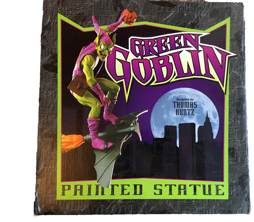 Green goblin statue bowen - goblin,