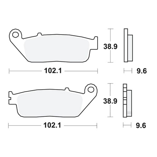 Trw brake pads sintered - brake,